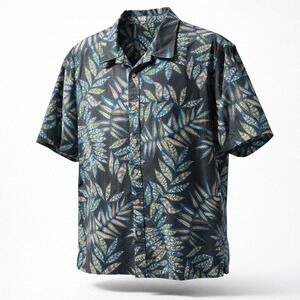 Cooke Street Honolulu Men's Hawaiian Shirt Size XL Palm Trees Design